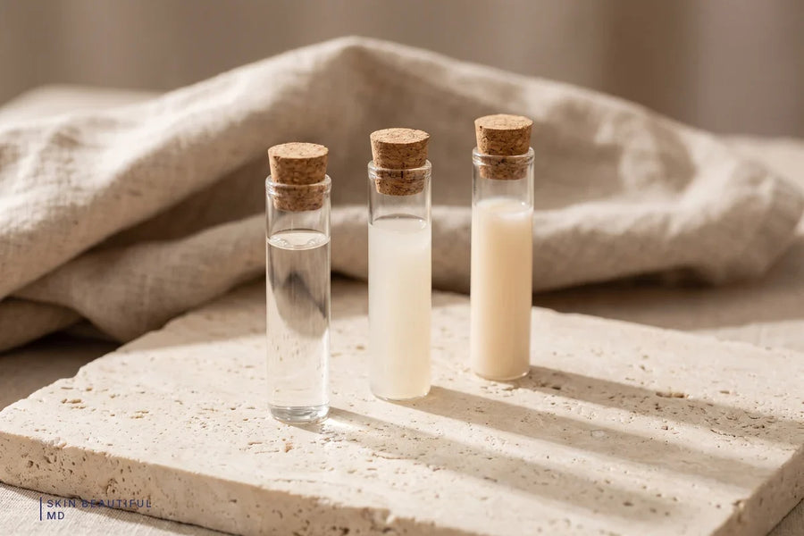 One ingredient firms, one softens, another smooths
