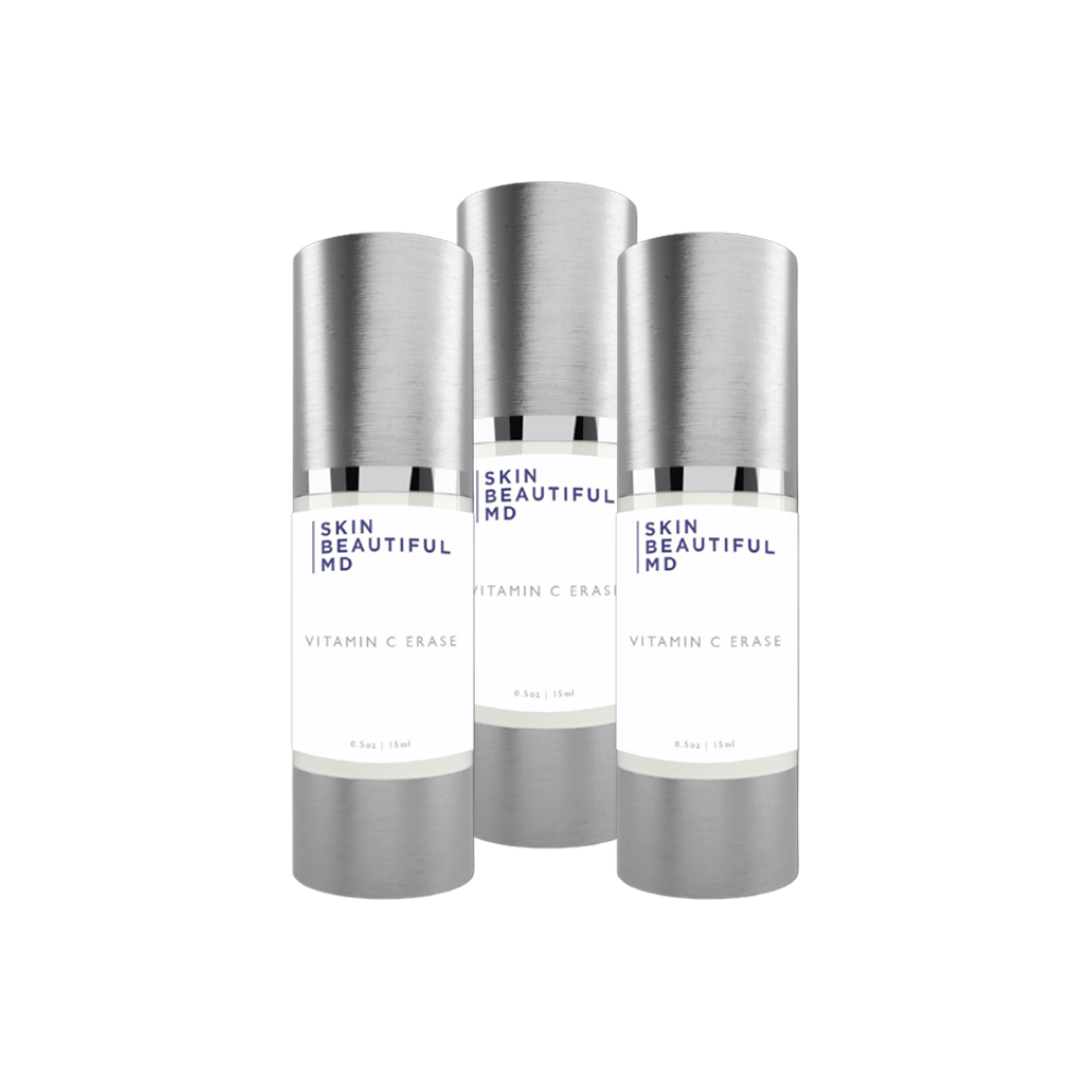 (3 Pack) Skin Beautiful Wrinkle Erase C Serum (Instant Action)