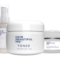 Skin Beautiful MD Toned Trio: Ultimate Neck and Body Care Pack (30 Day Supply)