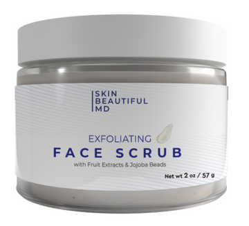 Exfoliating Face Scrub (Featuring Vitamin E and Powerful Fruit Extracts)